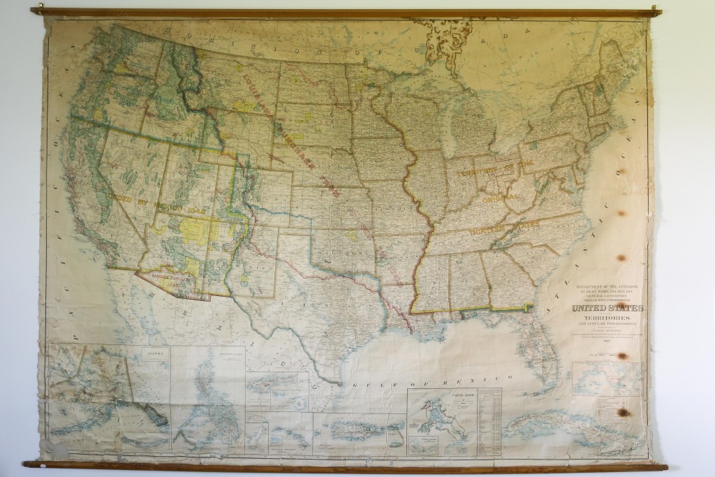 One simple tool to help you repair a vintage map and protect the edges from ripping. www.homestead128.com