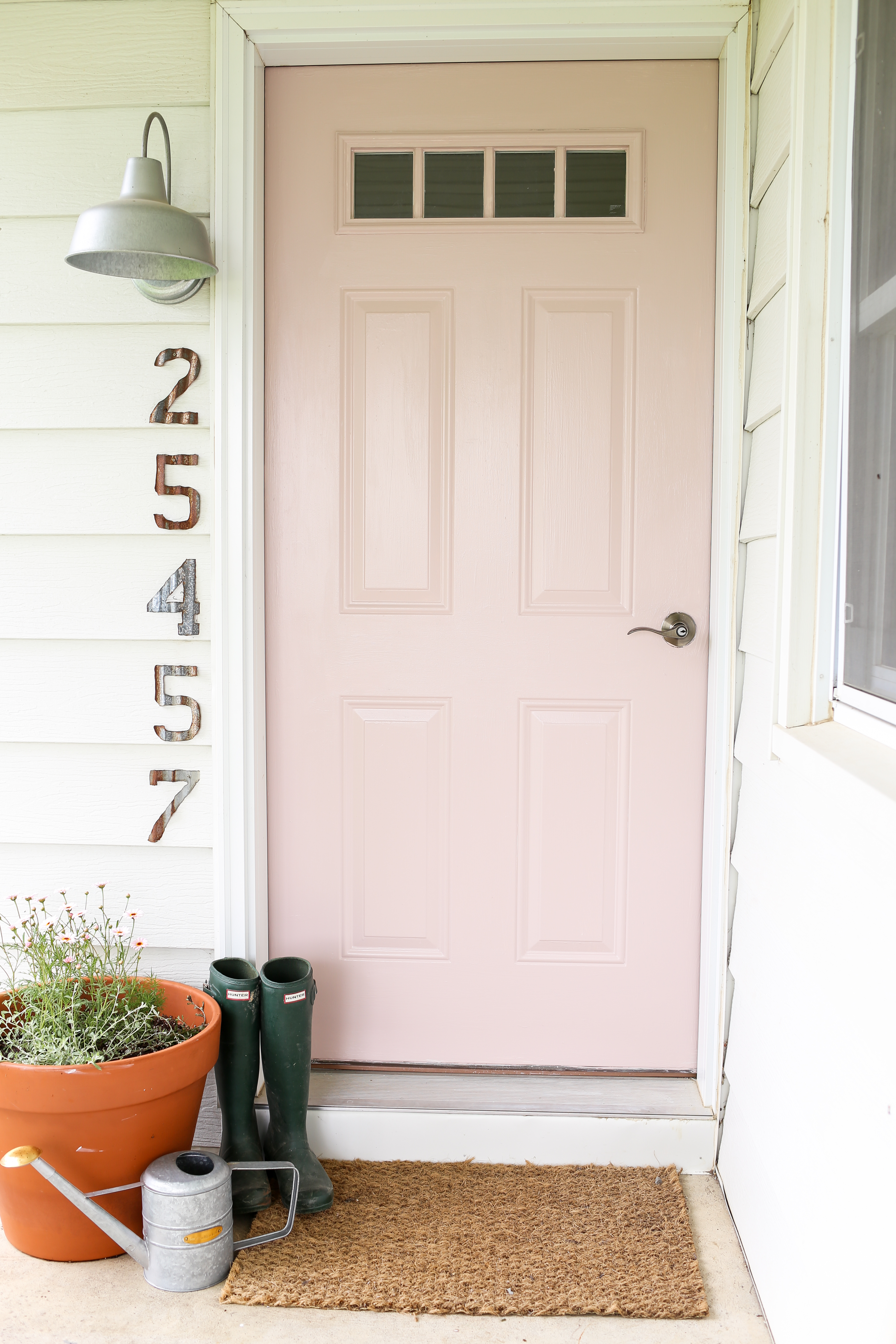 soft pink door