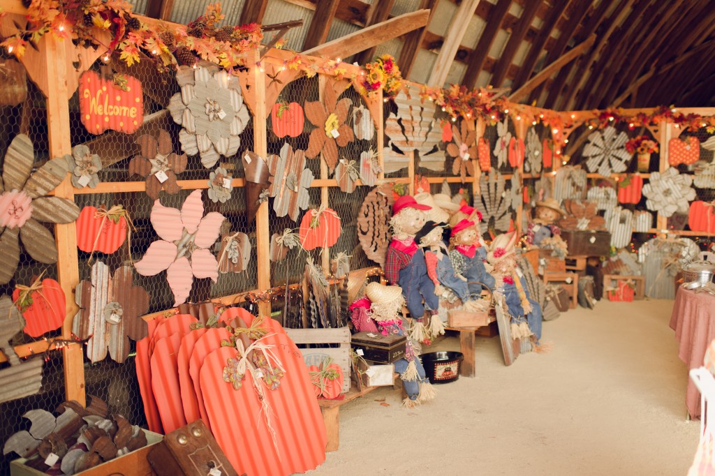 Fall decor inspiration from the barn sale.