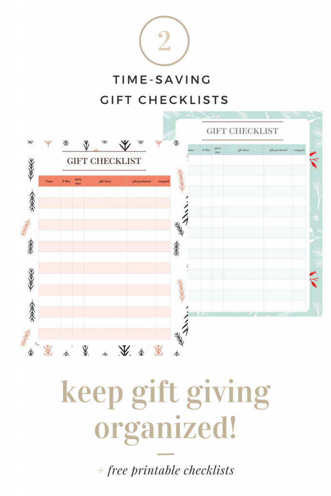 Time saving checklists come as a free printable, and help anyone stay on top of it all this season!