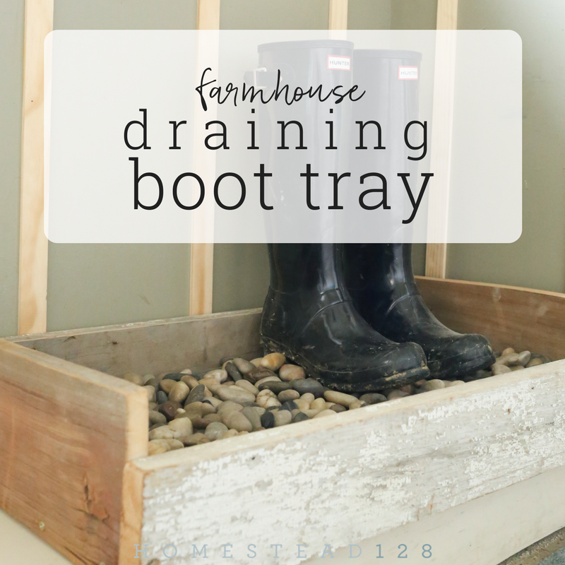 Draining Boot Tray DIY For Farmhouse – ORC Week 5