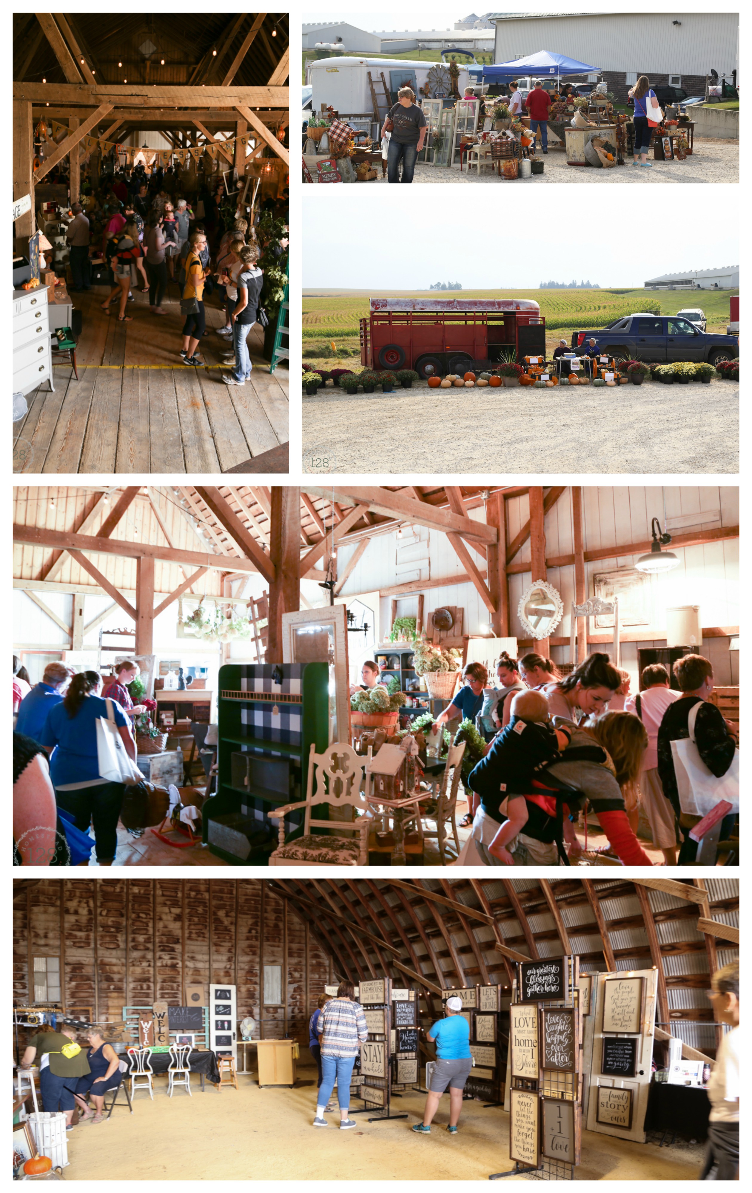 Fall Market at The Barn On 128 - barn sale with repurposed, farmhouse and industrial finds.