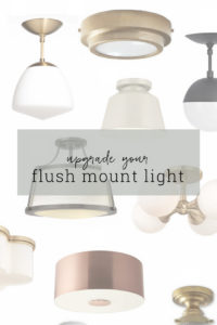 Who says flush mount lights have to be boring? Update your space with a modern light fixture.