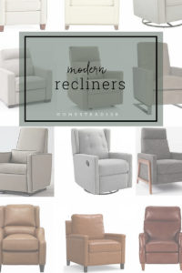 Modern recliners that everyone can love.